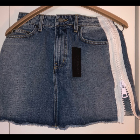 Carmar Denim Zipper skirt - Picture 3 of 4